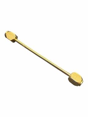 Vintage Gold-Tone Collar Bar threaded marked JAPAN